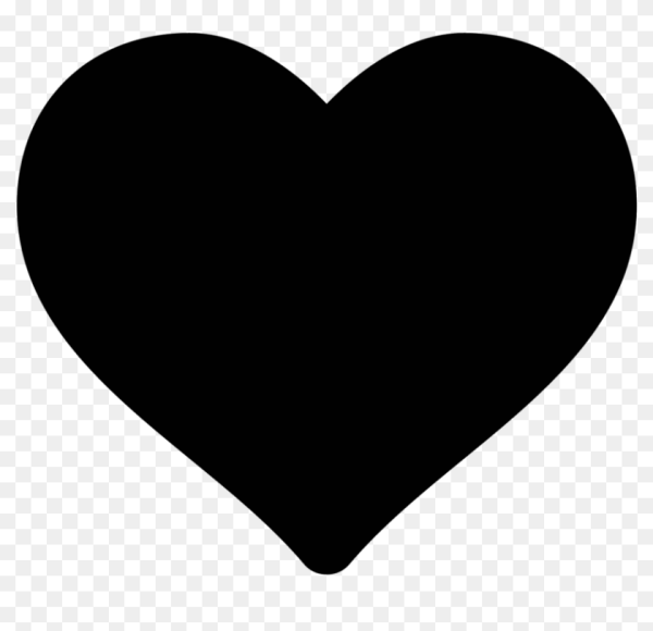 Белое сердце на черном фоне