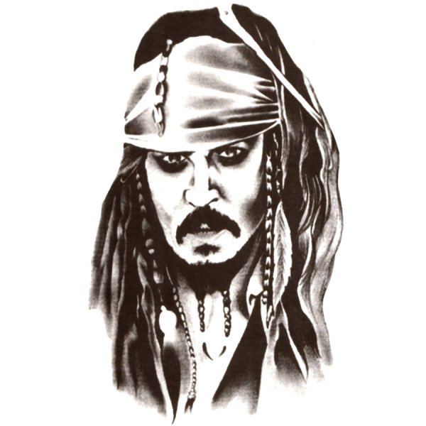 Капитан Джек Воробей рисунок