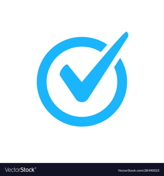 Синяя галочка