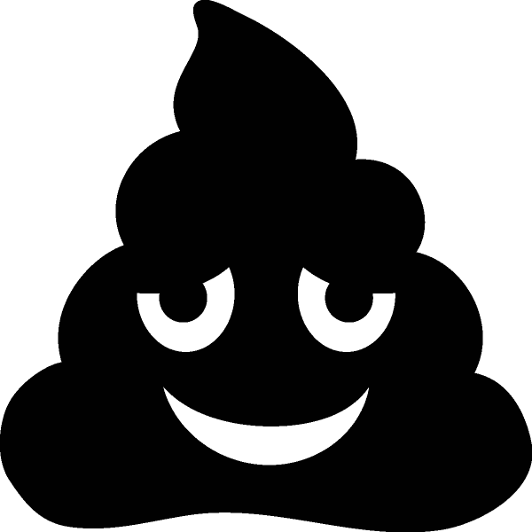 Трафарет какашки