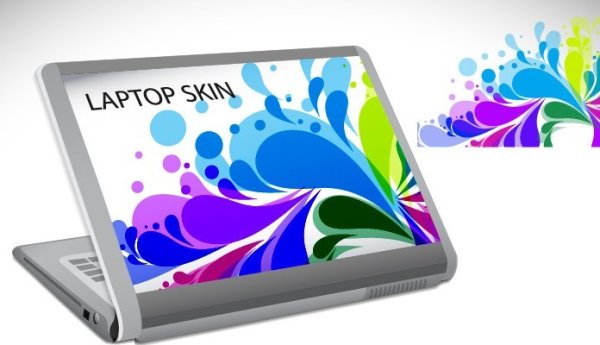 Стикербомбинг черно белый