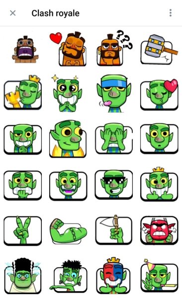 Стикеры Стикеры Clash Royale