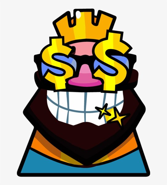 Эмодзи короля клеш рояль