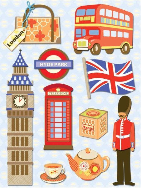 Наклейки Англия