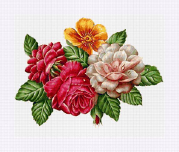 Наклейка - цветы