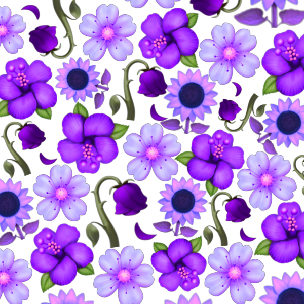 Стикер цветочек