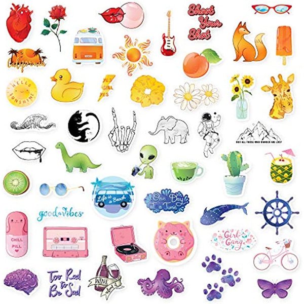 Радужные наклейки для распечатки