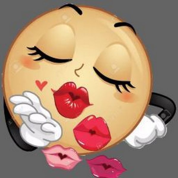 Стикеры с воздушными поцелуйчиками