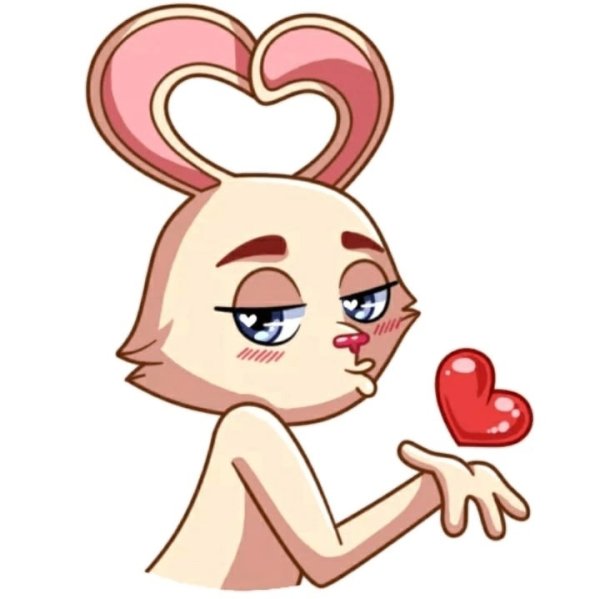 Тикер воздушный поцелуй