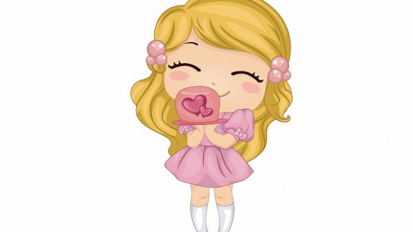 Девочка мультяшка