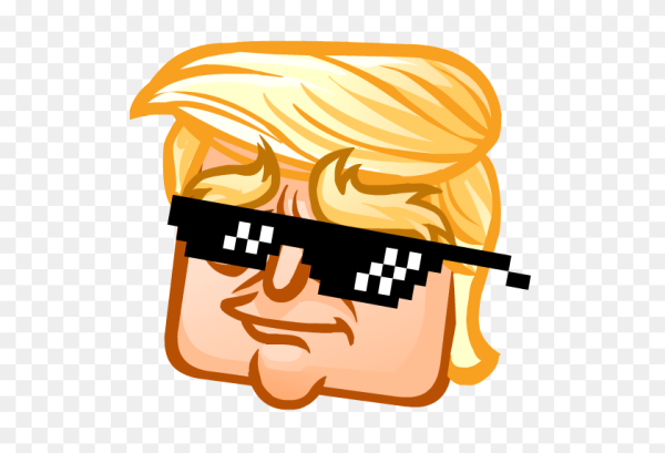 Смайлик в пиксельных очках