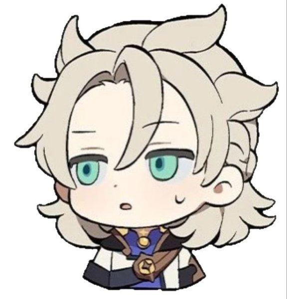 Альбедо Стикеры Чиби