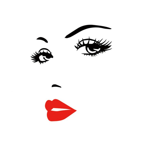 Перманентный макияж фон вектор глаза