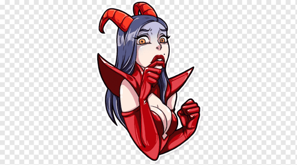 Стикеры телеграмм Мисс девил