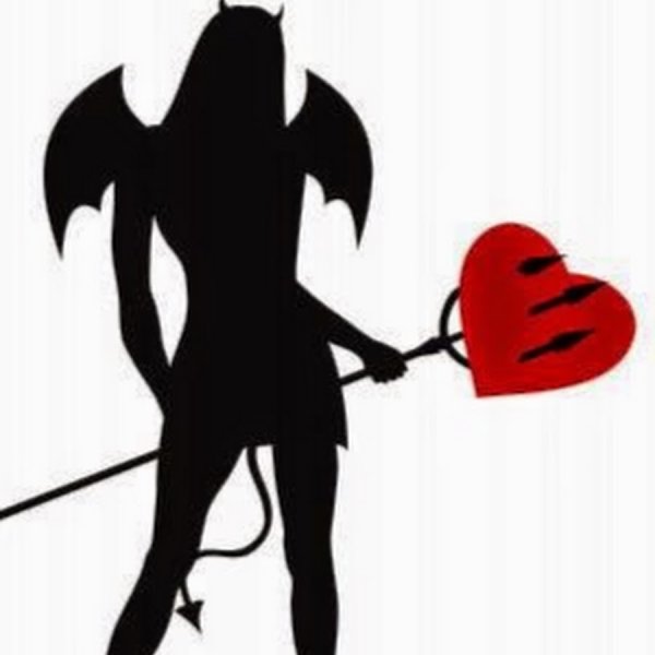 Женщина дьявол силуэт