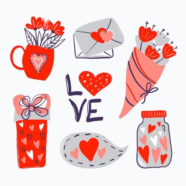 Love Stickers наклейки