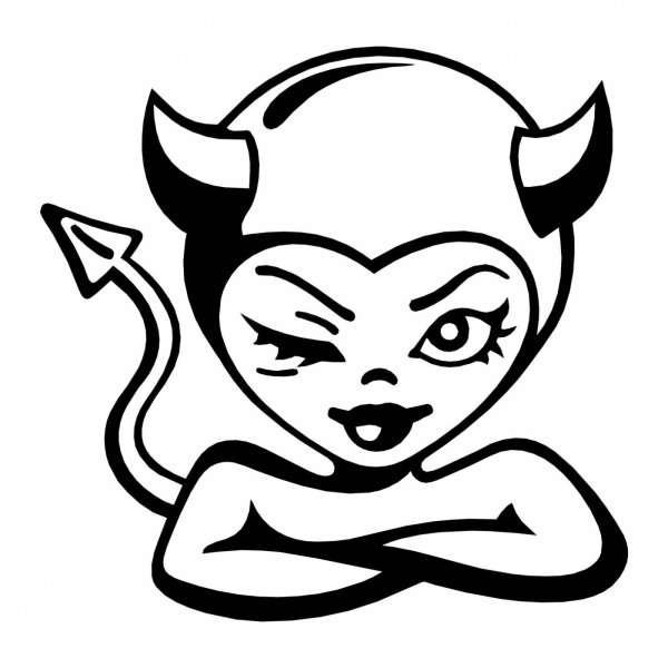 Черт рисунок