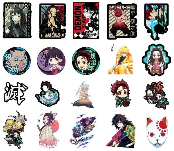 Стикерпак клинок рассекающий демонов