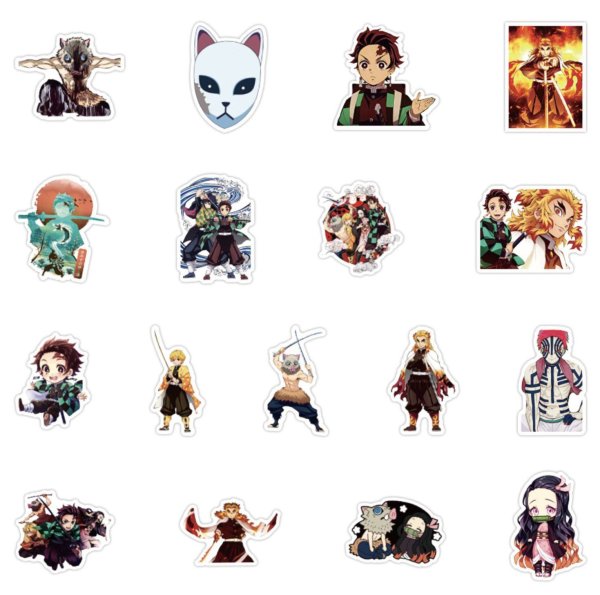 Наклейки клинок рассекающий демонов