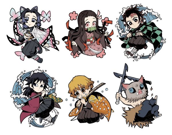 Demon Slayer наклейки