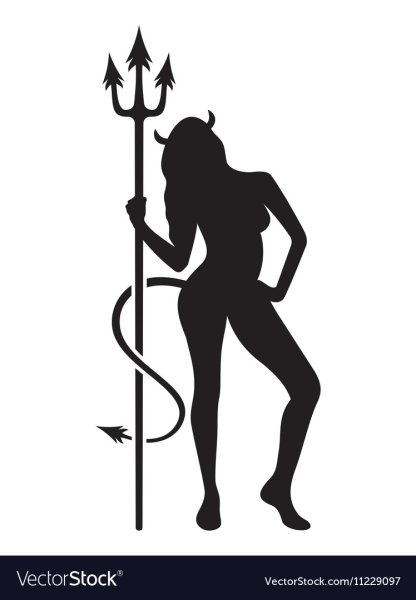 Девушка чертенок