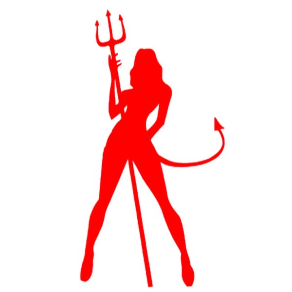 Девушка с трезубцем