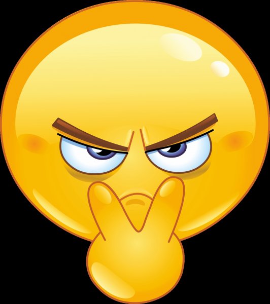 Грозящий смайлик