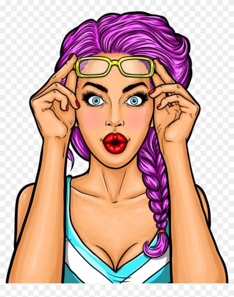 Девушки в стиле поп-арт