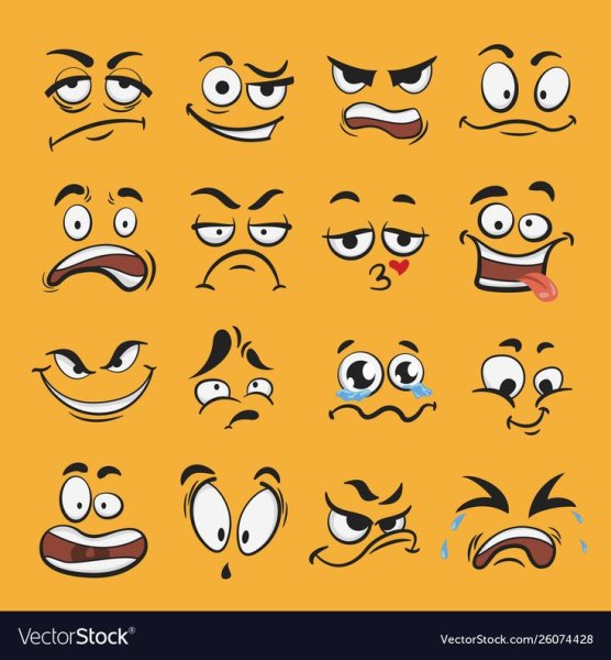 Мультяшки с разными эмоциями