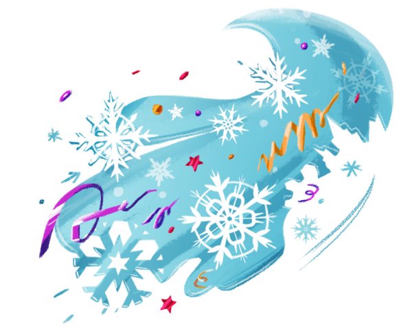 Зимние Стикеры