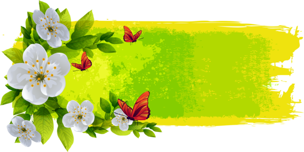 Весенний баннер для сайта