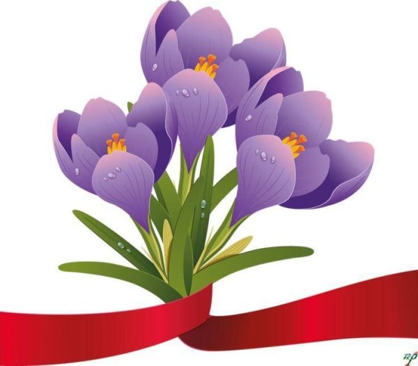 Весенние цветы детский