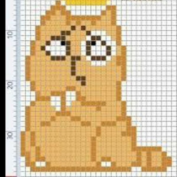 Рисунки по клеточкам Спотти