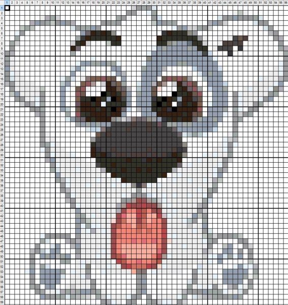 Рисование по клеточкам Стикеры