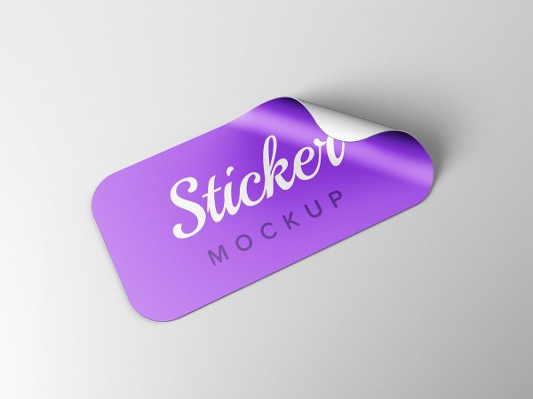 Стикер Mockup