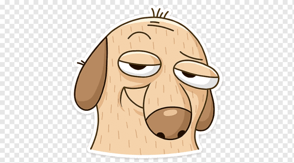 Пес Дигги Стикеры карман