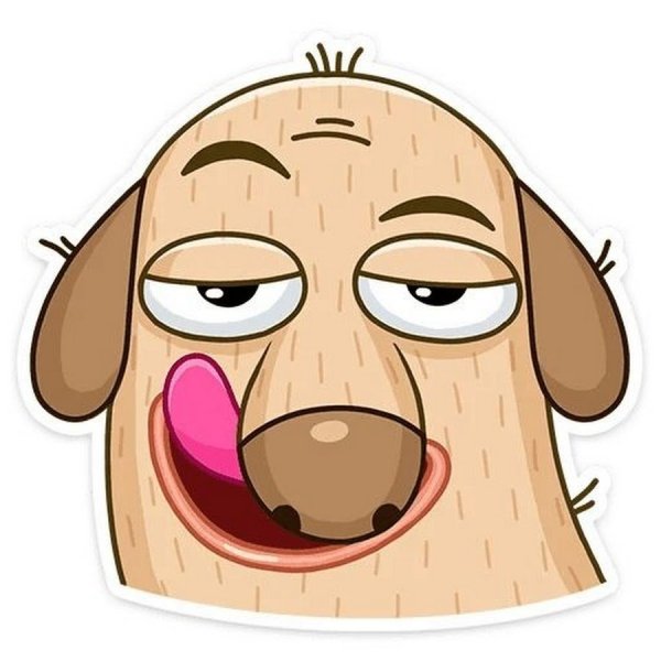 Собака Дигги стикер