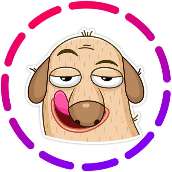 Стикеры Дигги с водкой