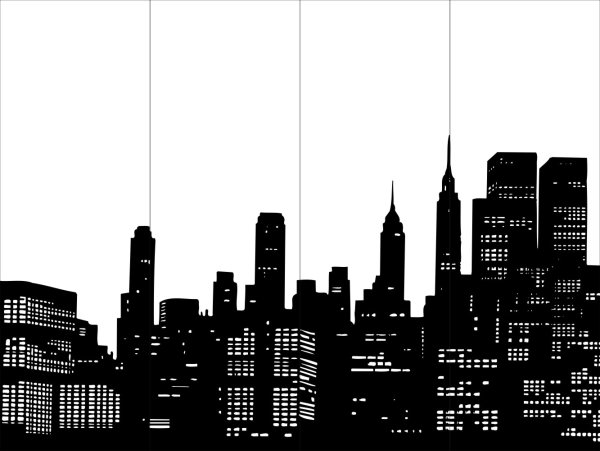 Стикер город