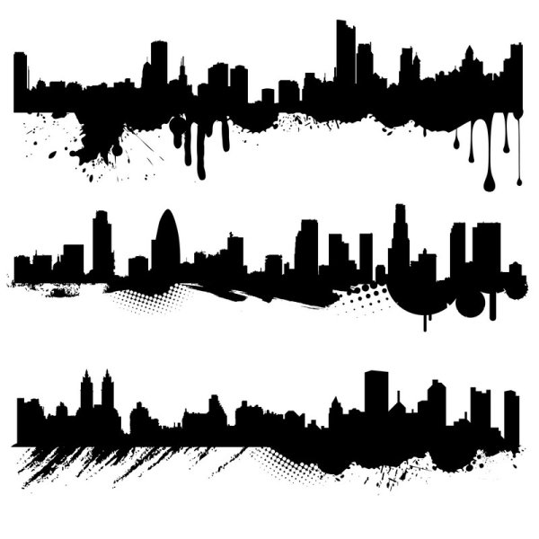 Силуэты городов мира