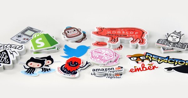 Наклейки с логотипом