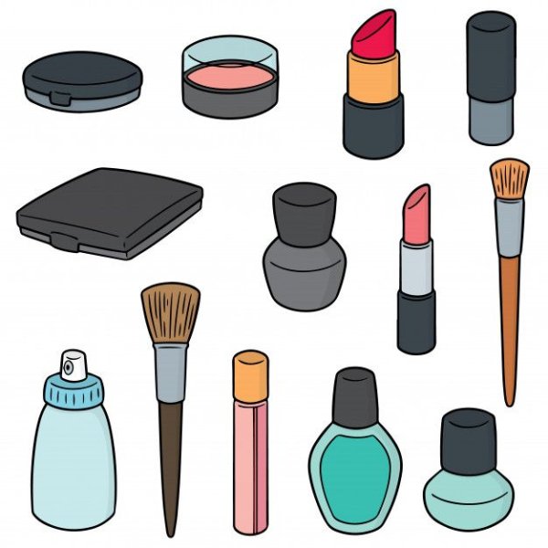 Няшные паттерны косметика украшения