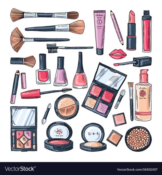 Наклейки косметика