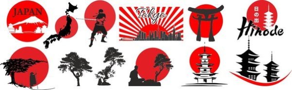 Наклейки в японском стиле