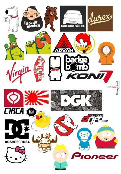 Популярные наклейки