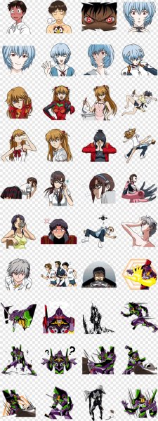 Стикерпак Евангелион