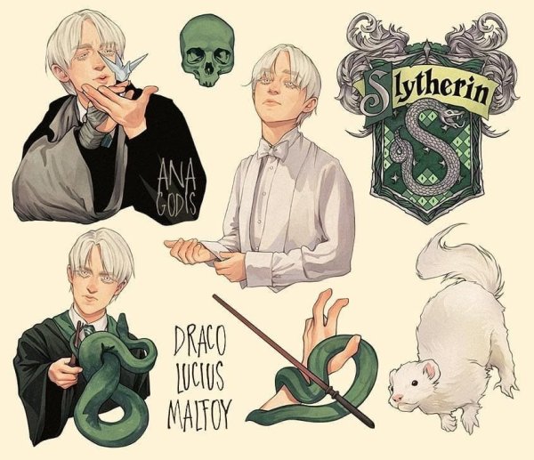 Эстетика Слизерина Малфой