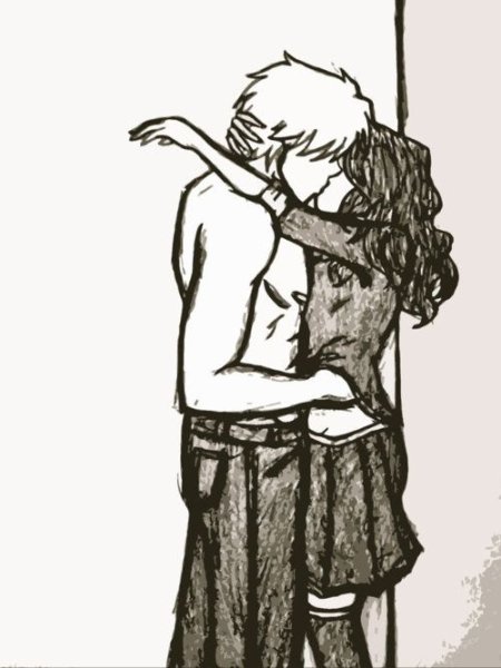 Раскраска Драко Малфой и Гермиона Грейнджер