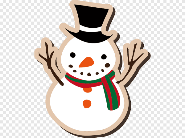 Наклейки "Снеговики"