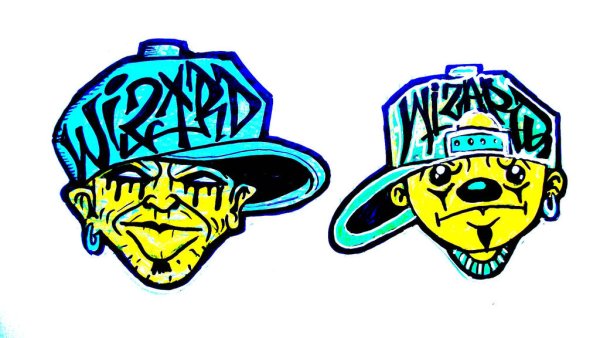 Наклейки граффити персонажи